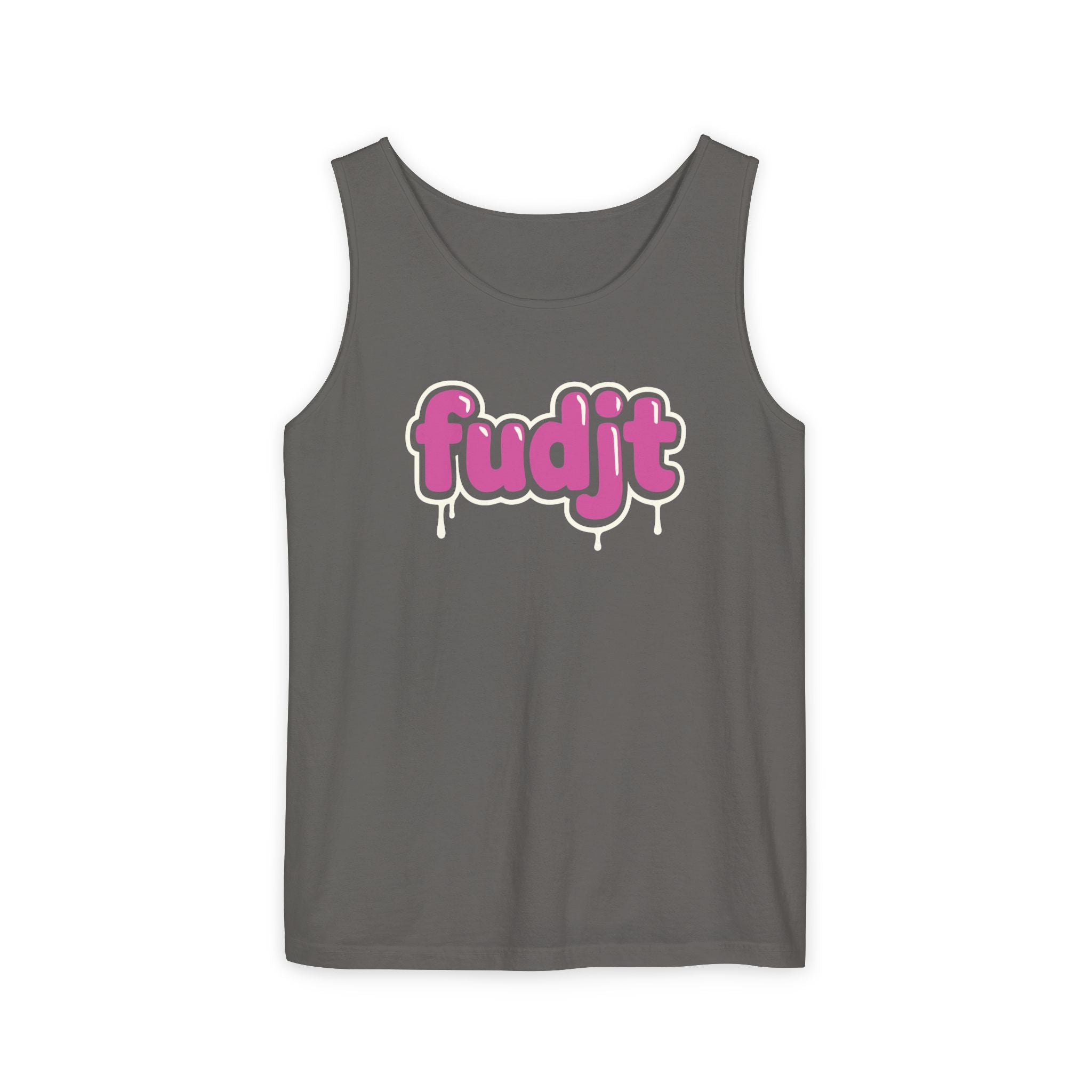 Pink Drip fudjt Long Tank Top | 16 Colors