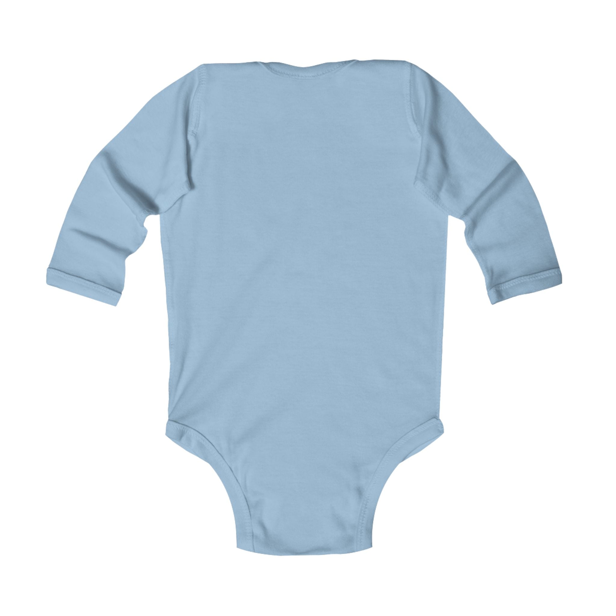 fudjt Baby - Long Sleeve Bodysuit with Brown logo - Cute Onesie | 7 Colors