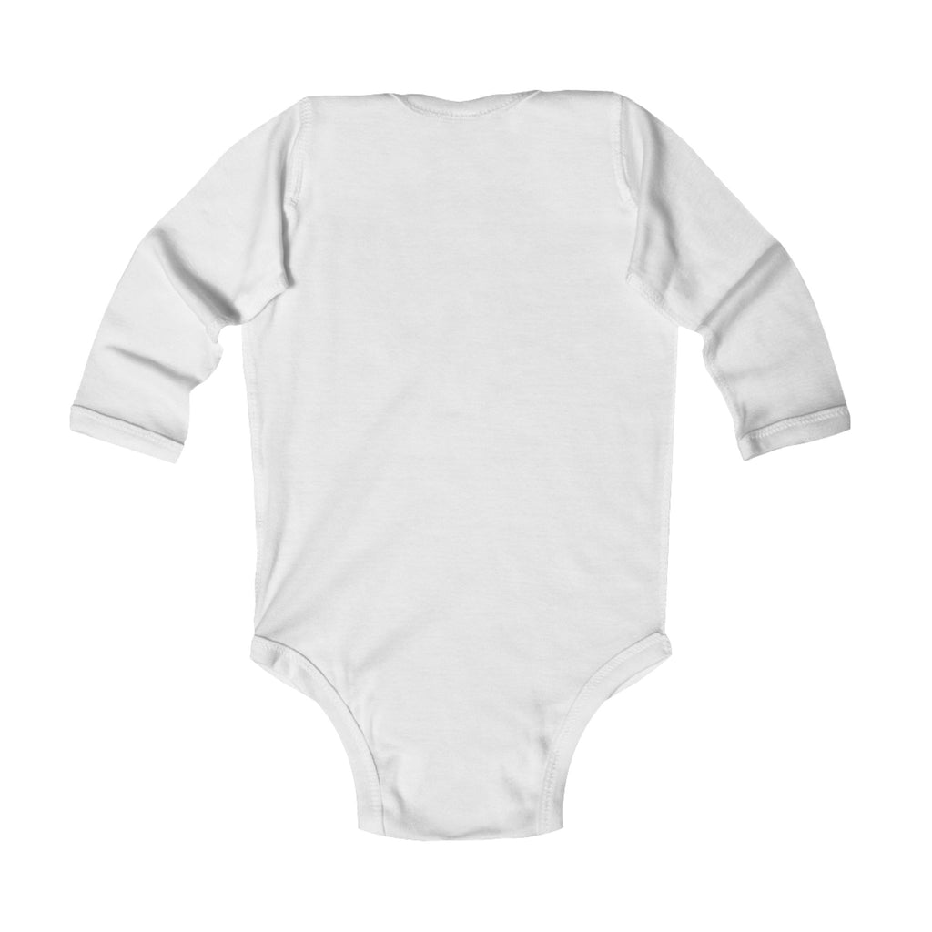 fudjt Baby - Long Sleeve Bodysuit with Brown logo - Cute Onesie | 7 Colors