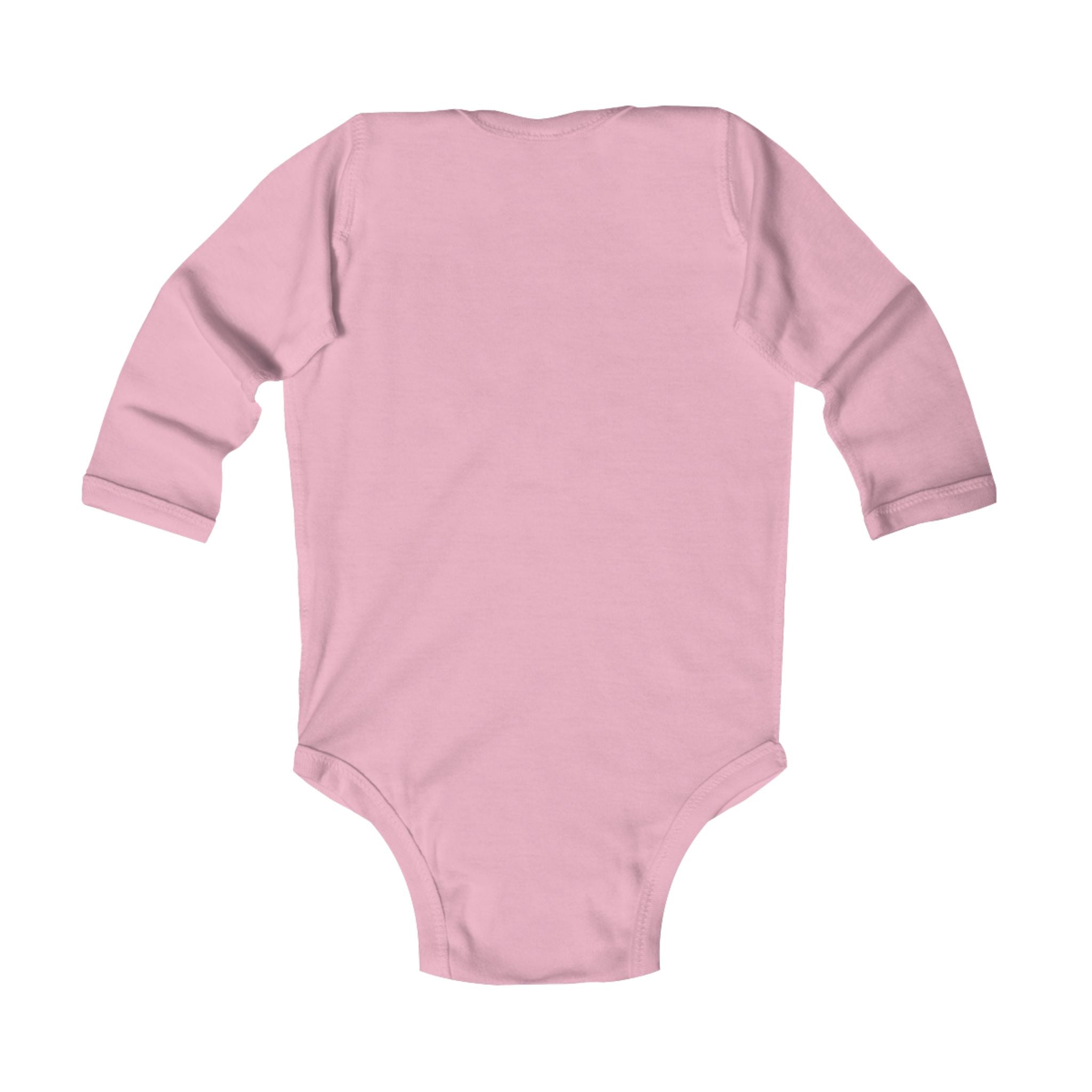 fudjt Baby - Long Sleeve Bodysuit with Brown logo - Cute Onesie | 7 Colors