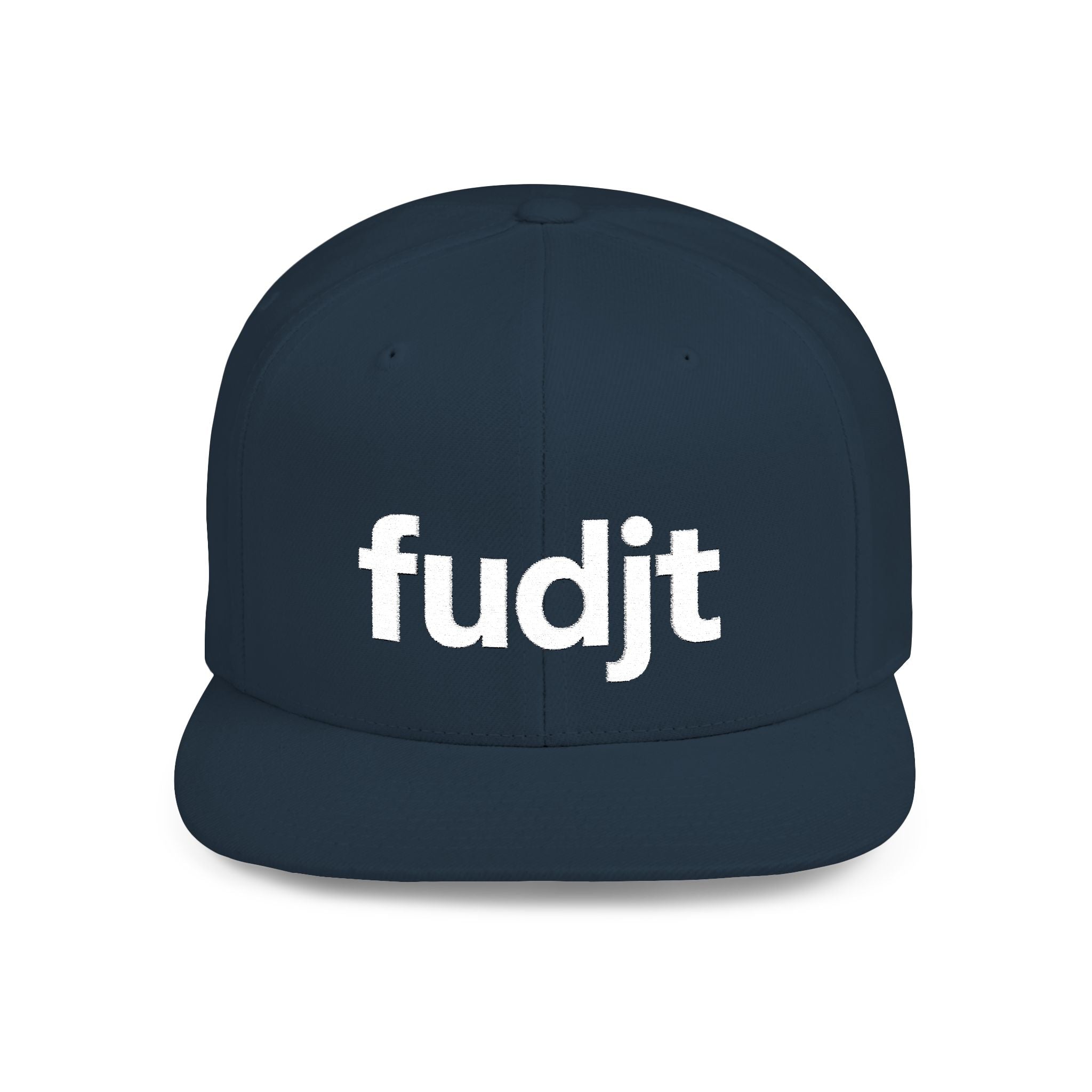 Stylish Flat Bill Snapback White fudjt Streetwear Logo Cap | 12 Colors