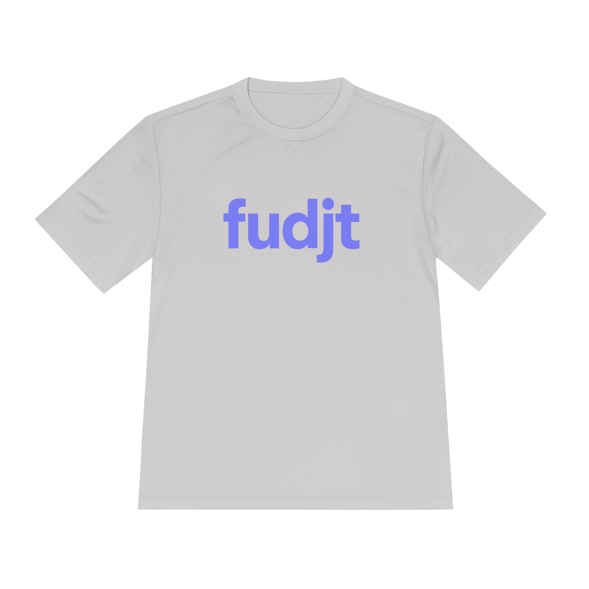 Light Blue fudjt design Moisture Wicking Performance Tee | 13 Colors