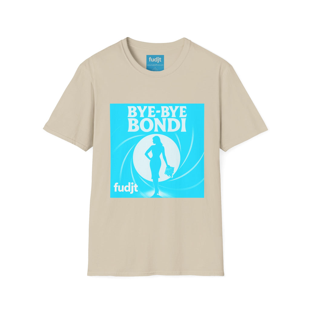 Bye-Bye Bondi | Blue Smoke Screen Retro fudjt Tee | 15 Colors