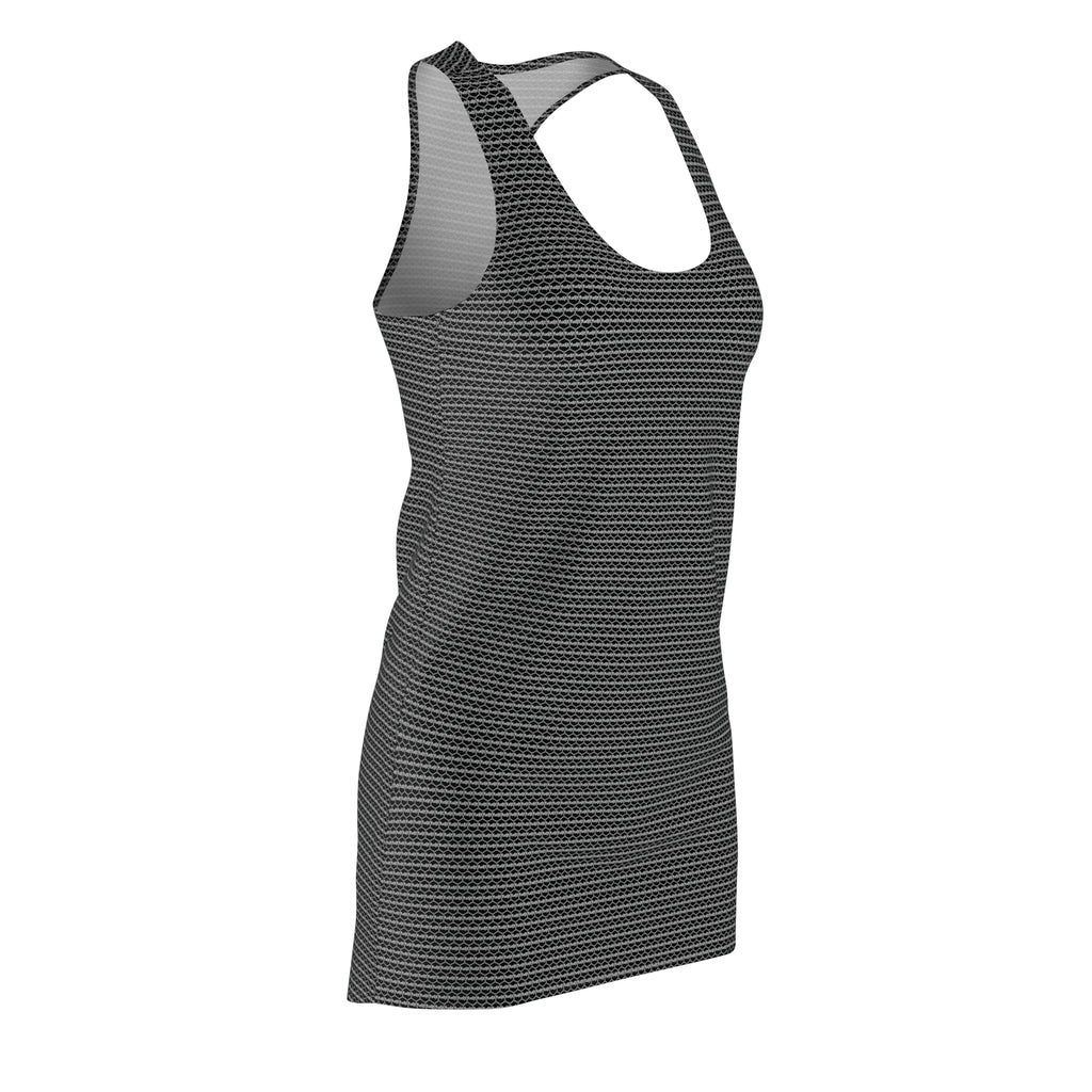 Black & White fudjt Unbroken Chain .5 Chic Racerback Dress - view 4