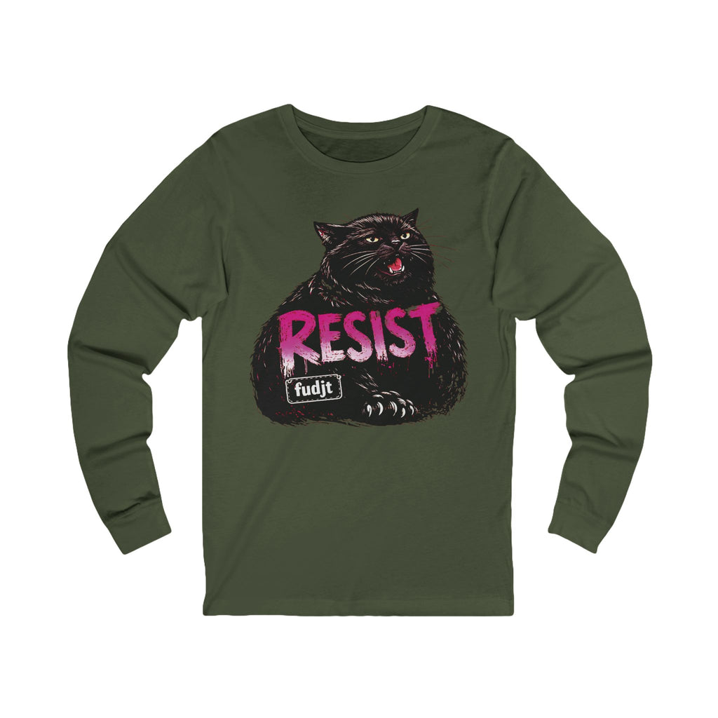 fudjt Resist Long Sleeve Tee | Black Pussycat | 13 Colors