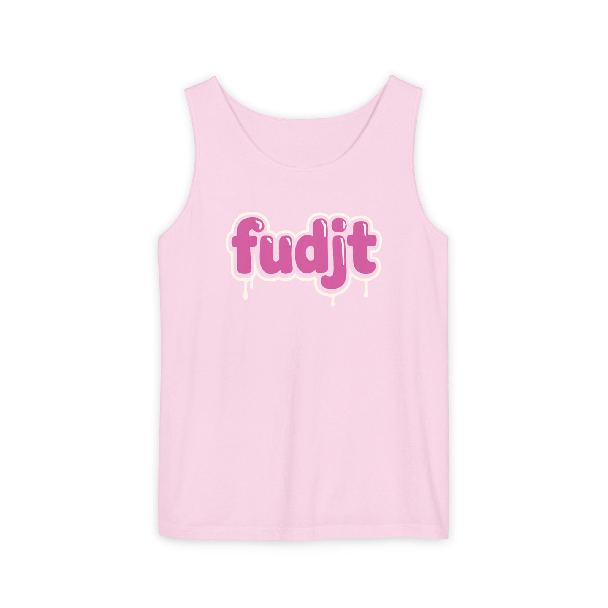 Pink Drip fudjt Long Tank Top | 16 Colors