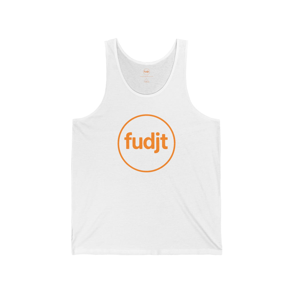 Orange fudjt Circle - Unisex Jersey Tank | 4 Colors