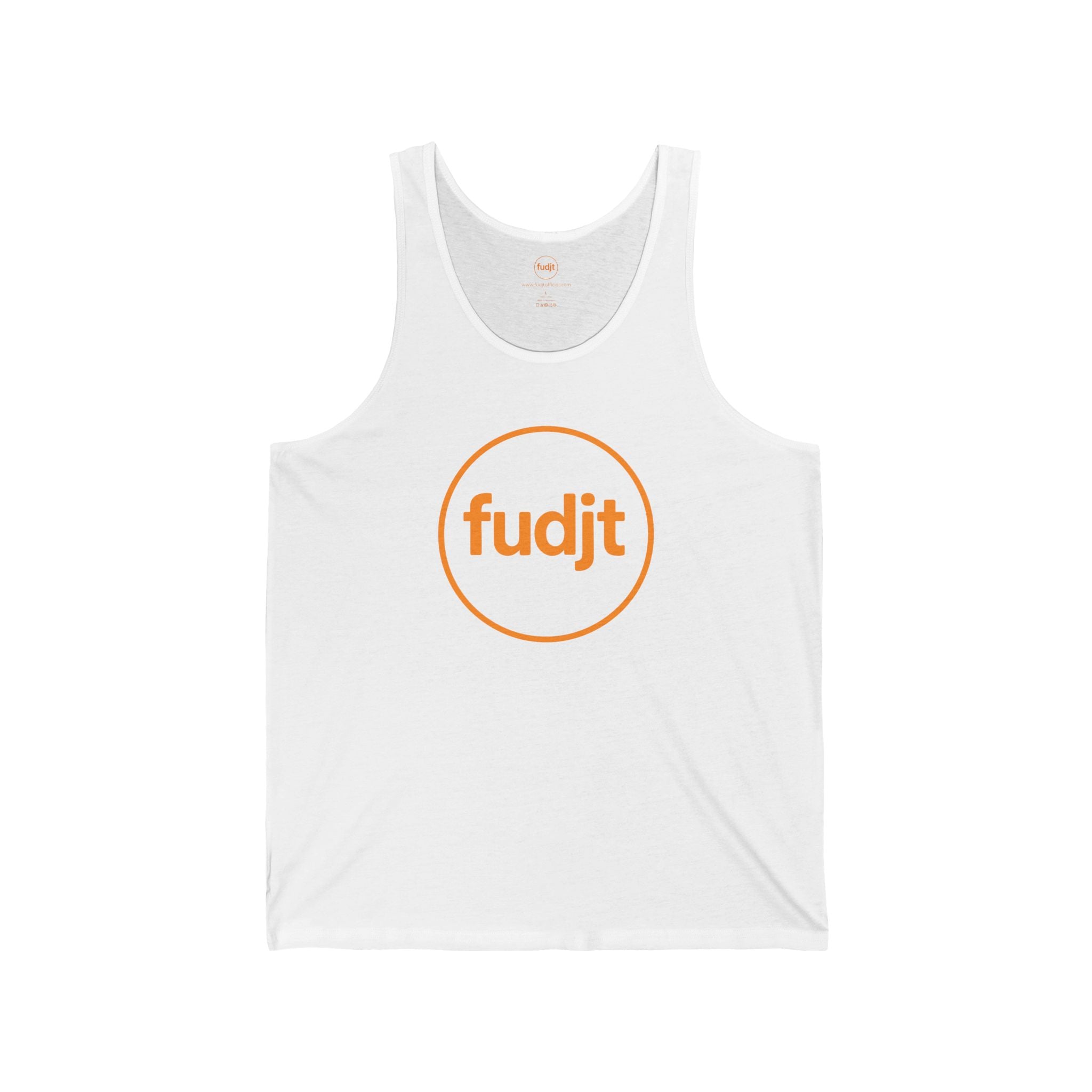Orange fudjt Circle - Unisex Jersey Tank | 4 Colors