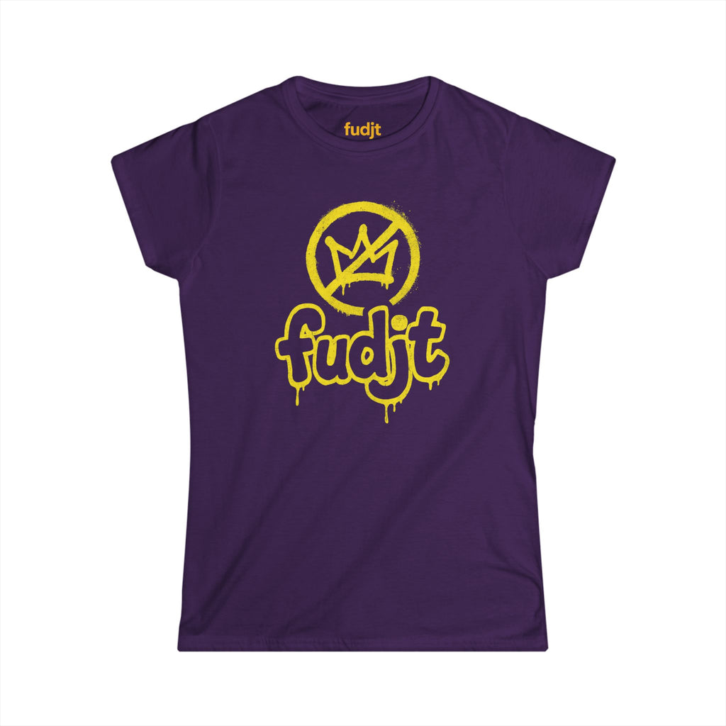 Women's Golden fudjt No Kings Comfy Stylie Tee | 11 Colors