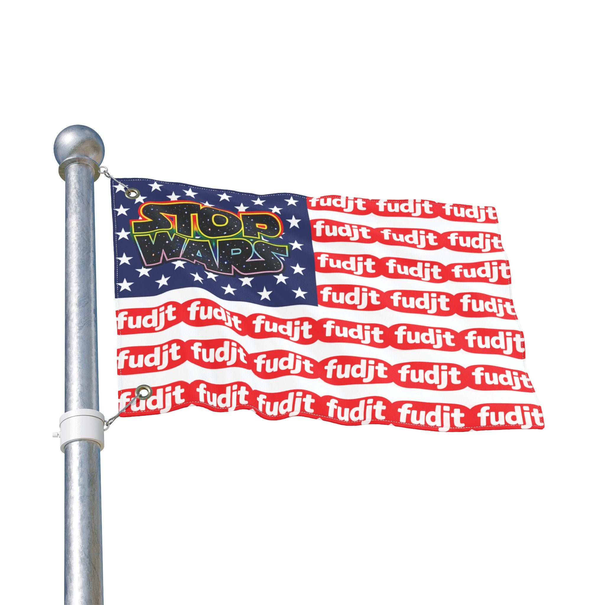 Stop Wars Stars & Stripes fudjt Flag | 2 Sizes