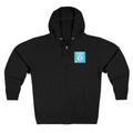 Bye-Bye Bondi | Blue Smoke Screen Retro fudjt Zip Hoodie | Front & Back Graphic | 8 Colors