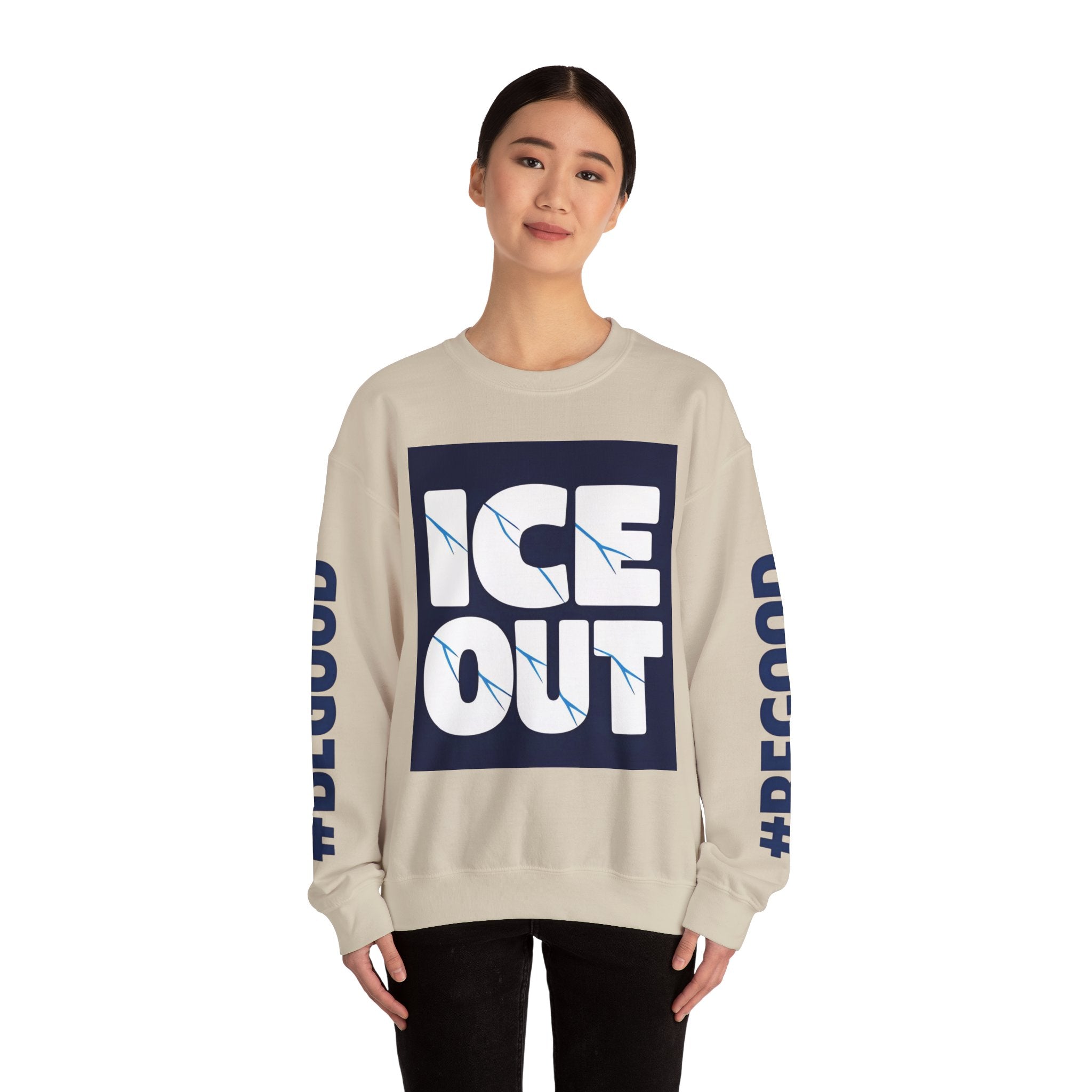 Ice Out Crewneck Sweatshirt — #PRETTIGOOD Graphic Pullover | 10 Colors
