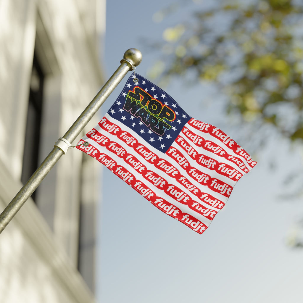 Stop Wars Stars & Stripes fudjt Flag | 2 Sizes