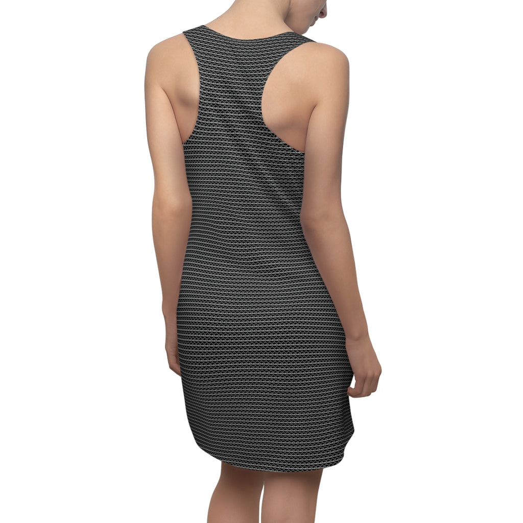 Black & White fudjt Unbroken Chain .5 Chic Racerback Dress - view 6