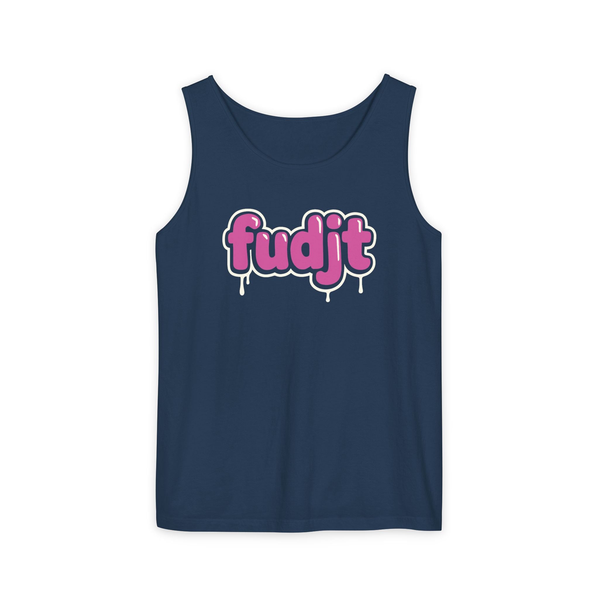 Pink Drip fudjt Long Tank Top | 16 Colors