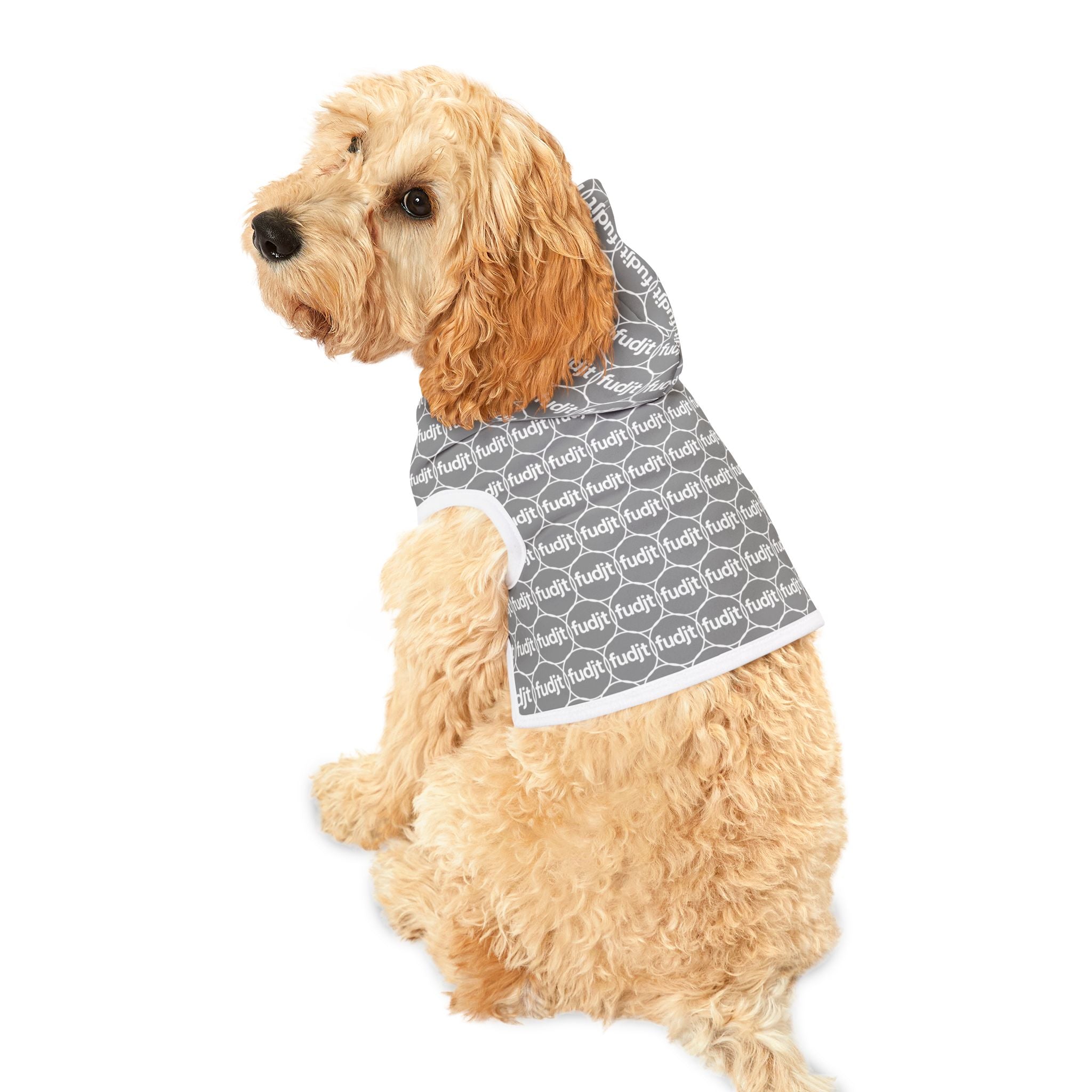 Gray fudjt Pet Hoodie | Unbroken Chain 2.5 | 7 Sizes