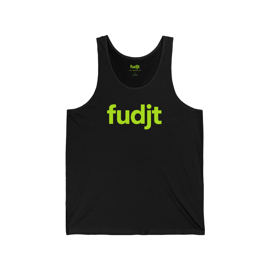 Lime fudjt logo - Unisex Jersey Tank | 6 Colors