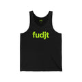 Lime fudjt logo - Unisex Jersey Tank | 6 Colors