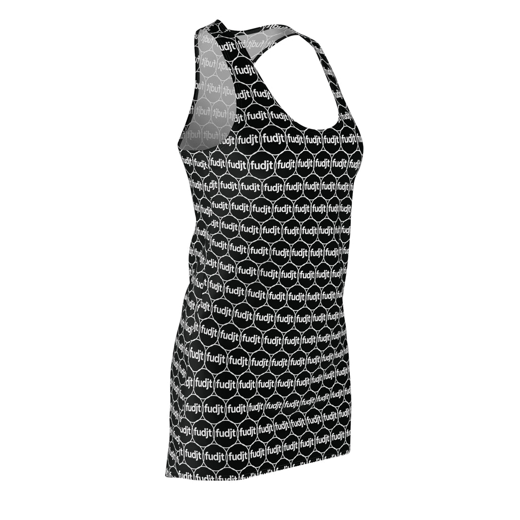 Black & White fudjt Unbroken Chain 2.5 Chic Racerback Dress - view 5