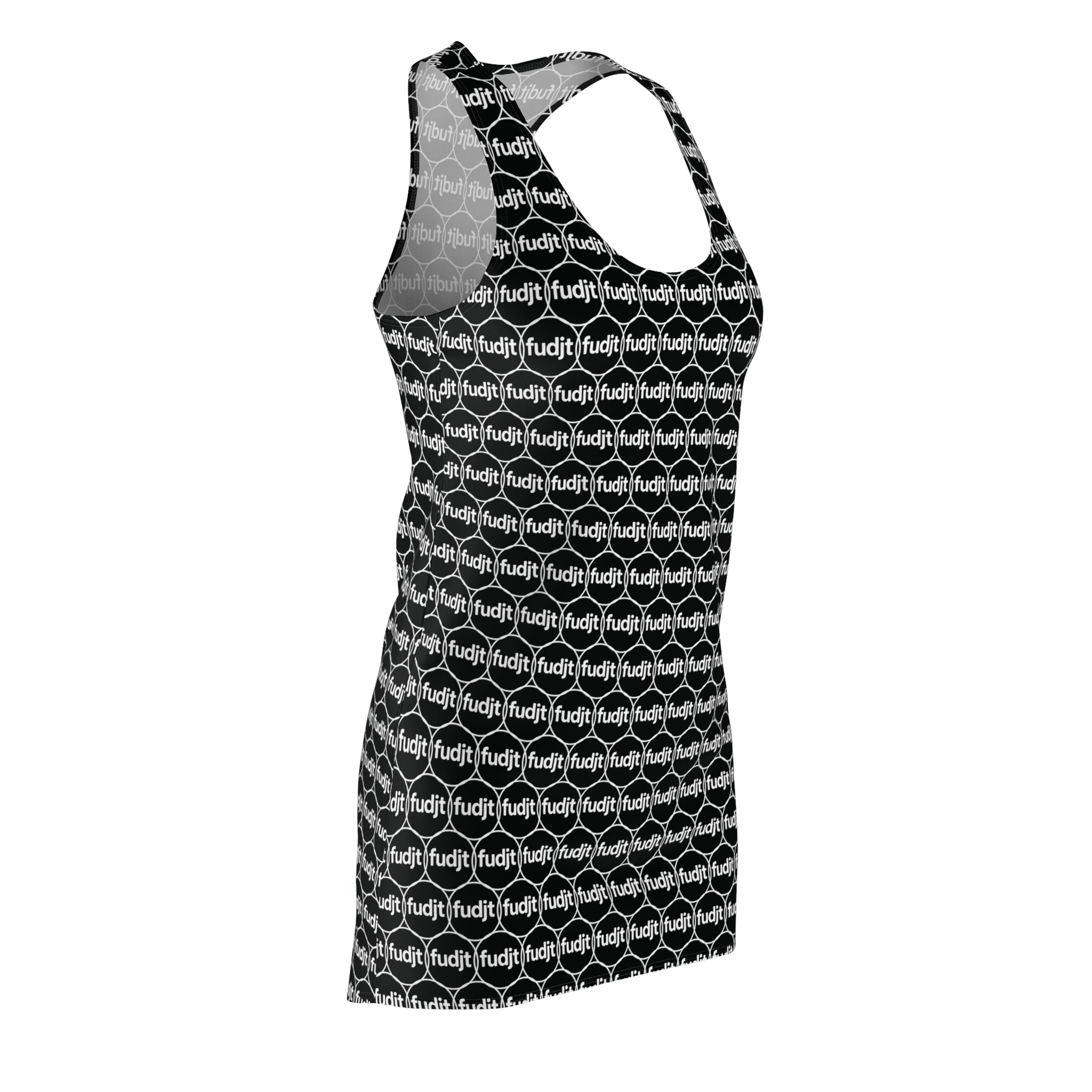 Black & White fudjt Unbroken Chain 2.5 Chic Racerback Dress - view 5