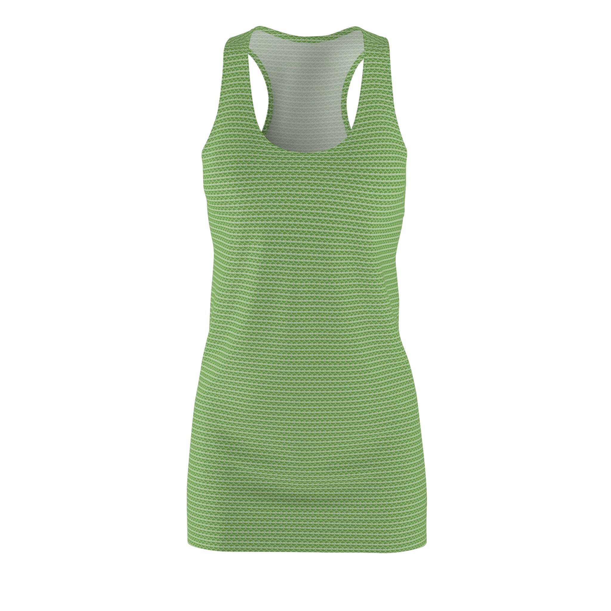 Green fudjt Unbroken Chain .5 Chic Racerback Dress