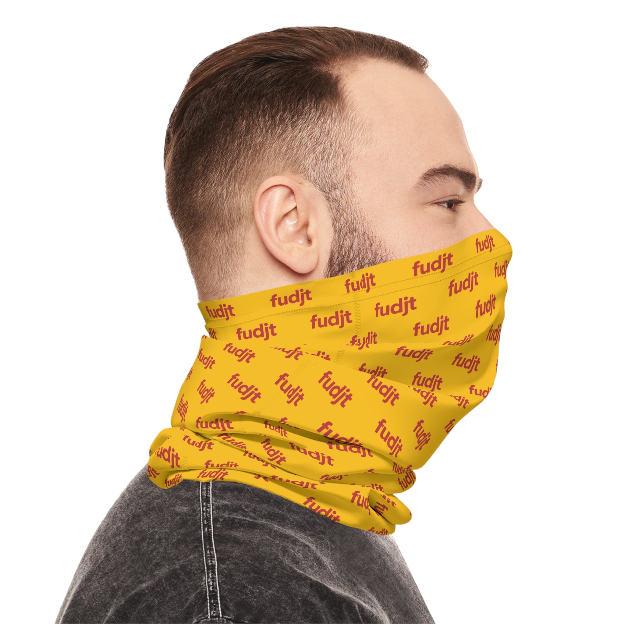 Yellow & Red fudjt Lightweight Neck Gaiter
