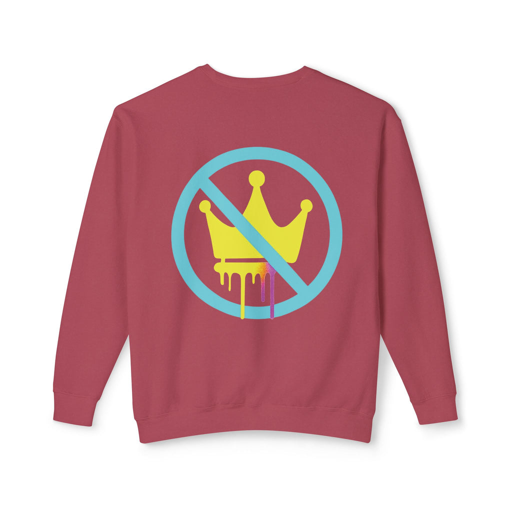 Rebel Loon fudjt Crewneck Sweatshirt – Graphic Loon Design, No Crowns Back | 6 Colors