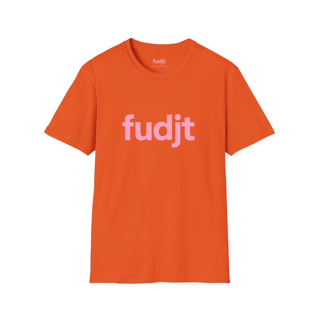 fudjt Everyday Style Pink logo Tee | 15 Colors