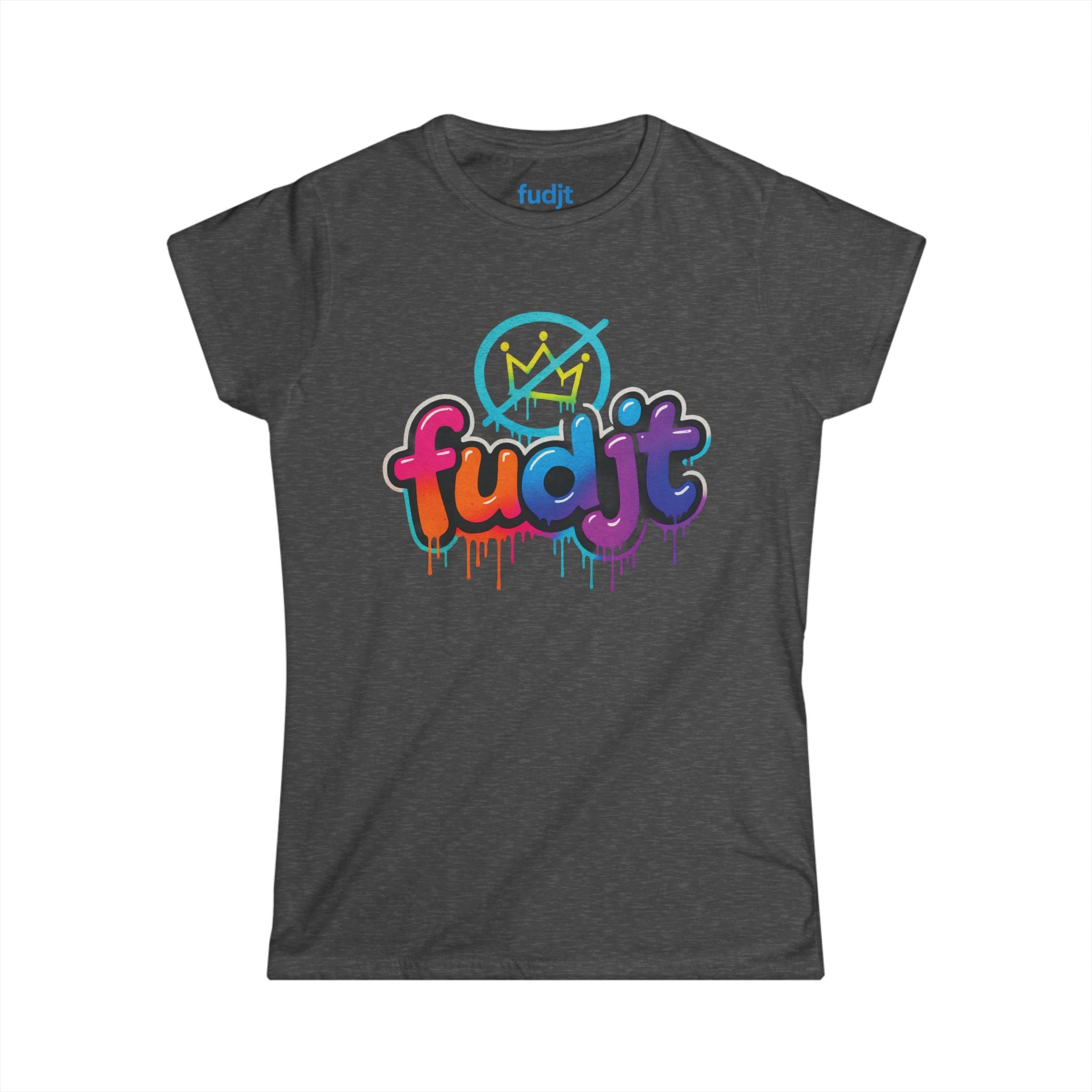fudjt No Kings Clown Town Women's Comfy Stylie Tee | 5 Colors