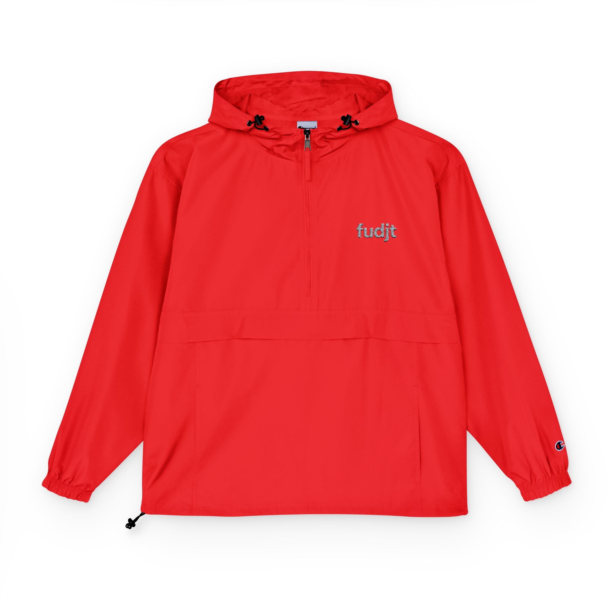 Packable Gray fudjt logo Anorak Jacket - Champion Unisex Adventure Wear | 9 Colors