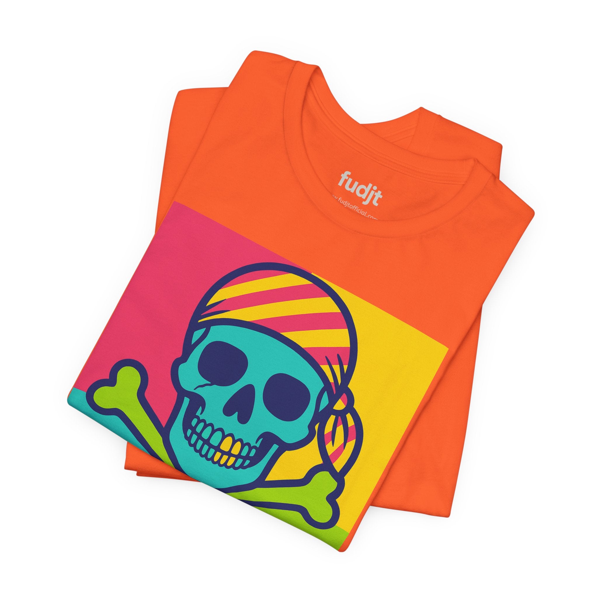 Fudjt "Booty" Skull and Crossbones Tee | 6 Colors