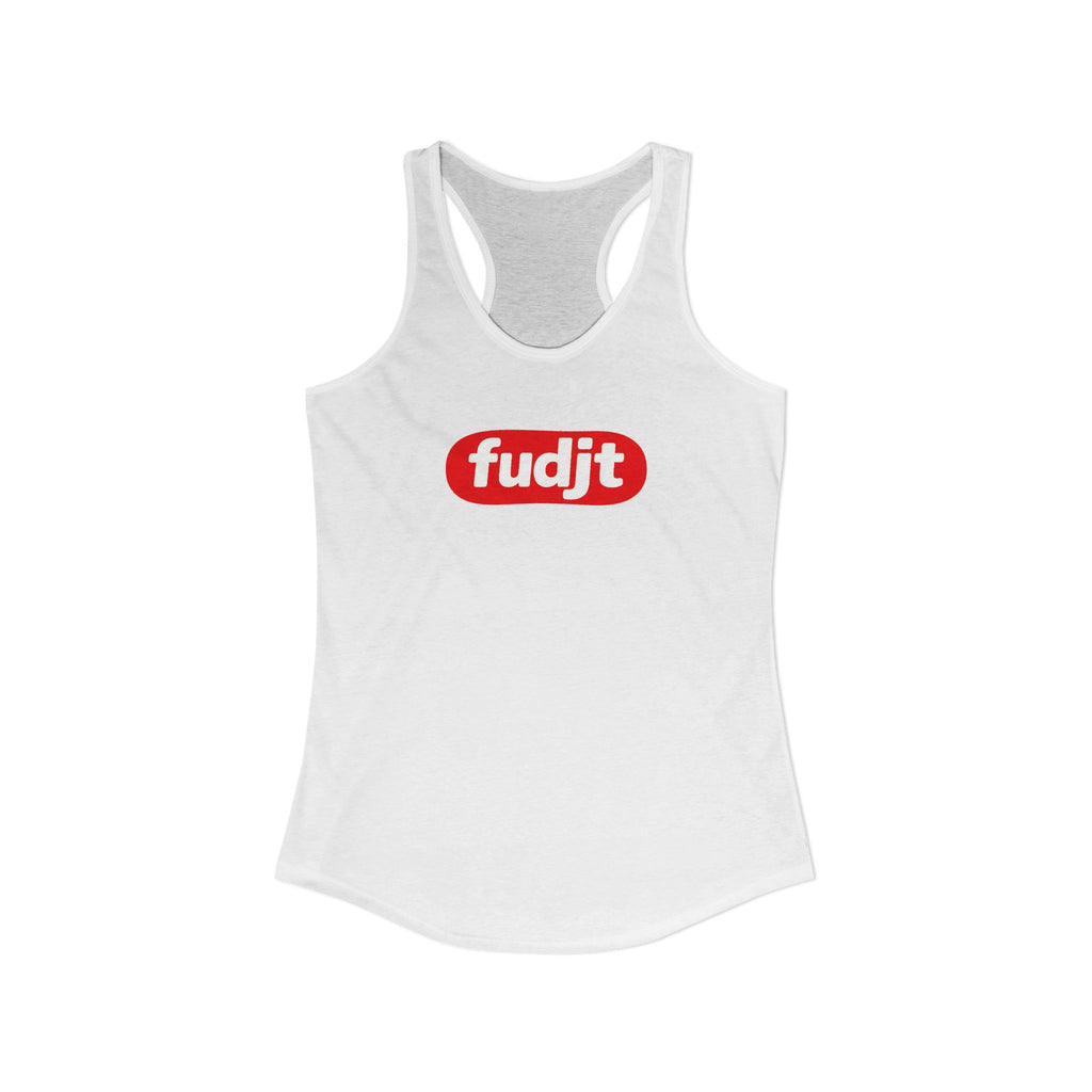 fudjt Anti-Supremacy Red Badge Women's Racerback Tank | 5 Colors