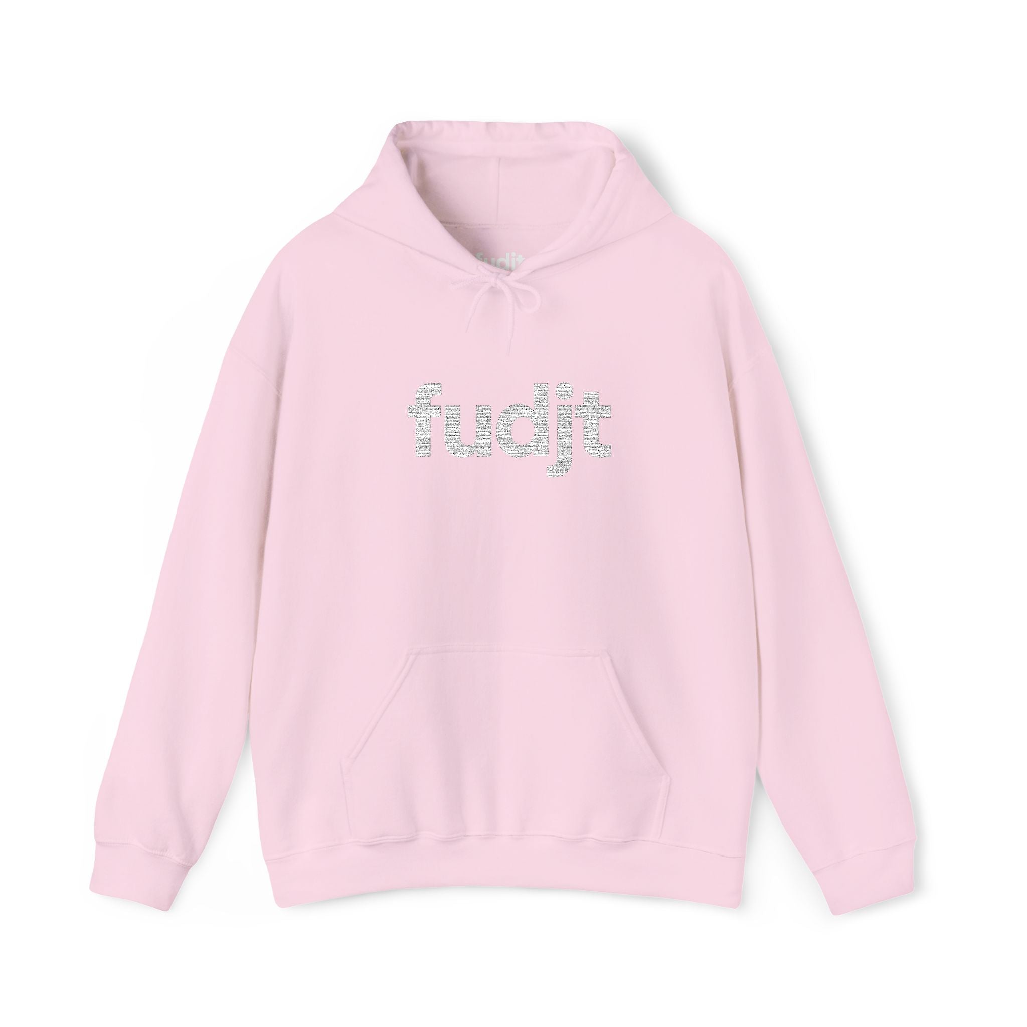 White fudjt Embroidered Heavy Blend Hooded Sweatshirt | 15 Colors | Stand For Something.