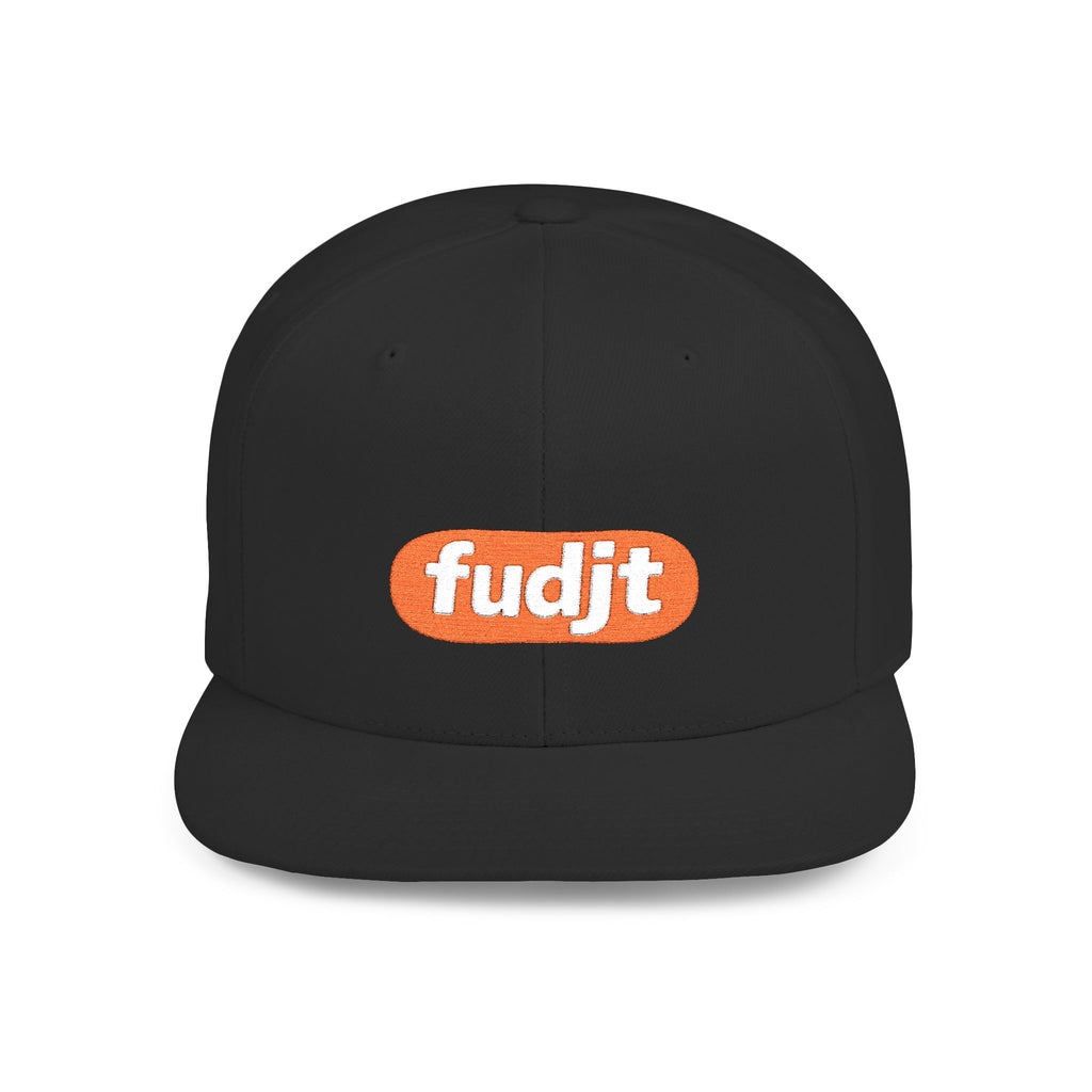 fudjt Flat Bill Snapback Hat | Anti-Supremacy Red Badge Embroidery | 14 Colors