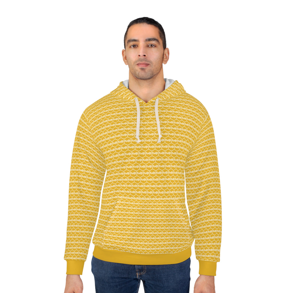 Yellow fudjt Unbroken Chain Hoodie | All Over 1.25