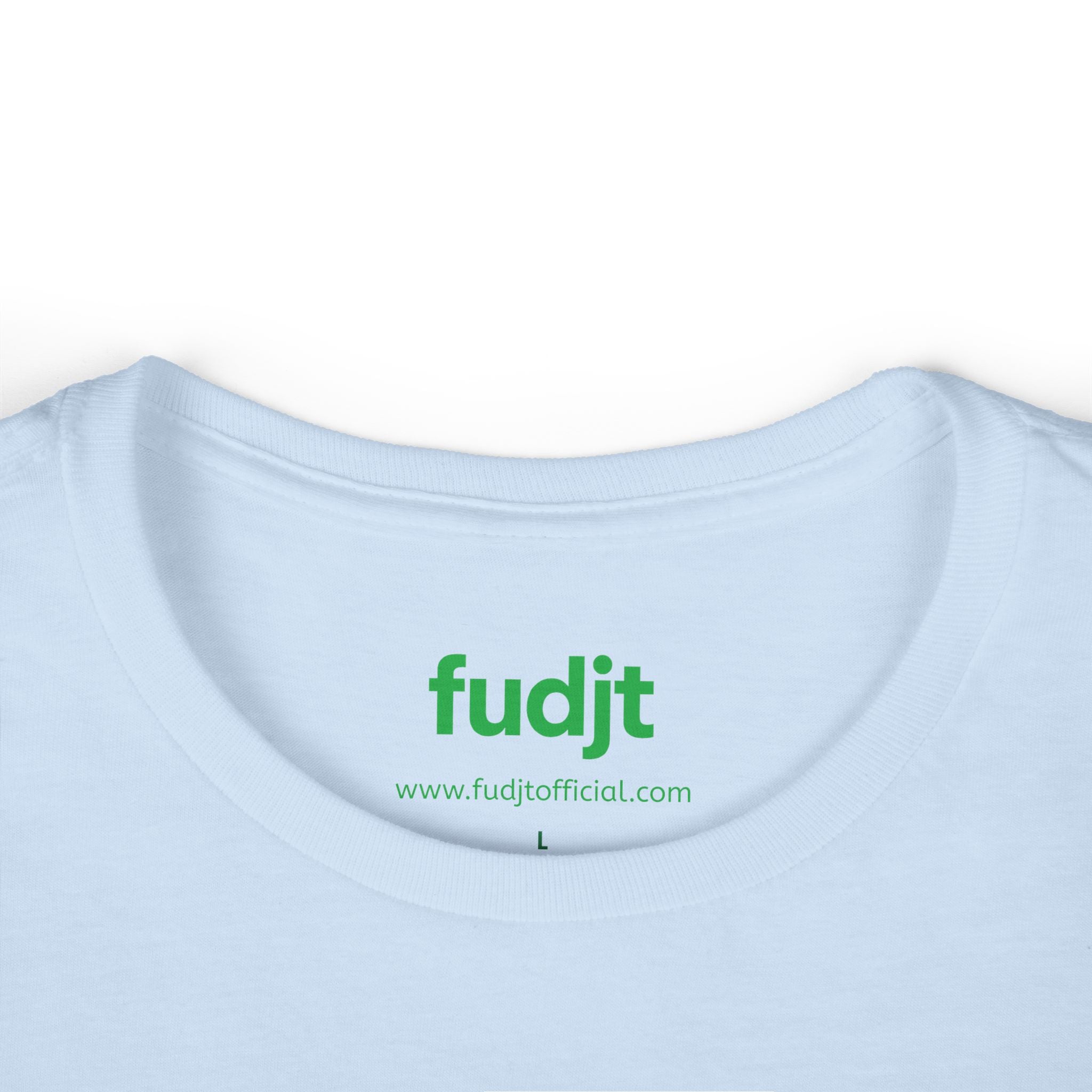 Women's Green fudjt logo Comfy Stylie Tee | 12 Colors