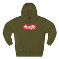 fudjt Anti-Supremacy Red Badge Hoodie – Premium Fleece Pullover | 14 Colors