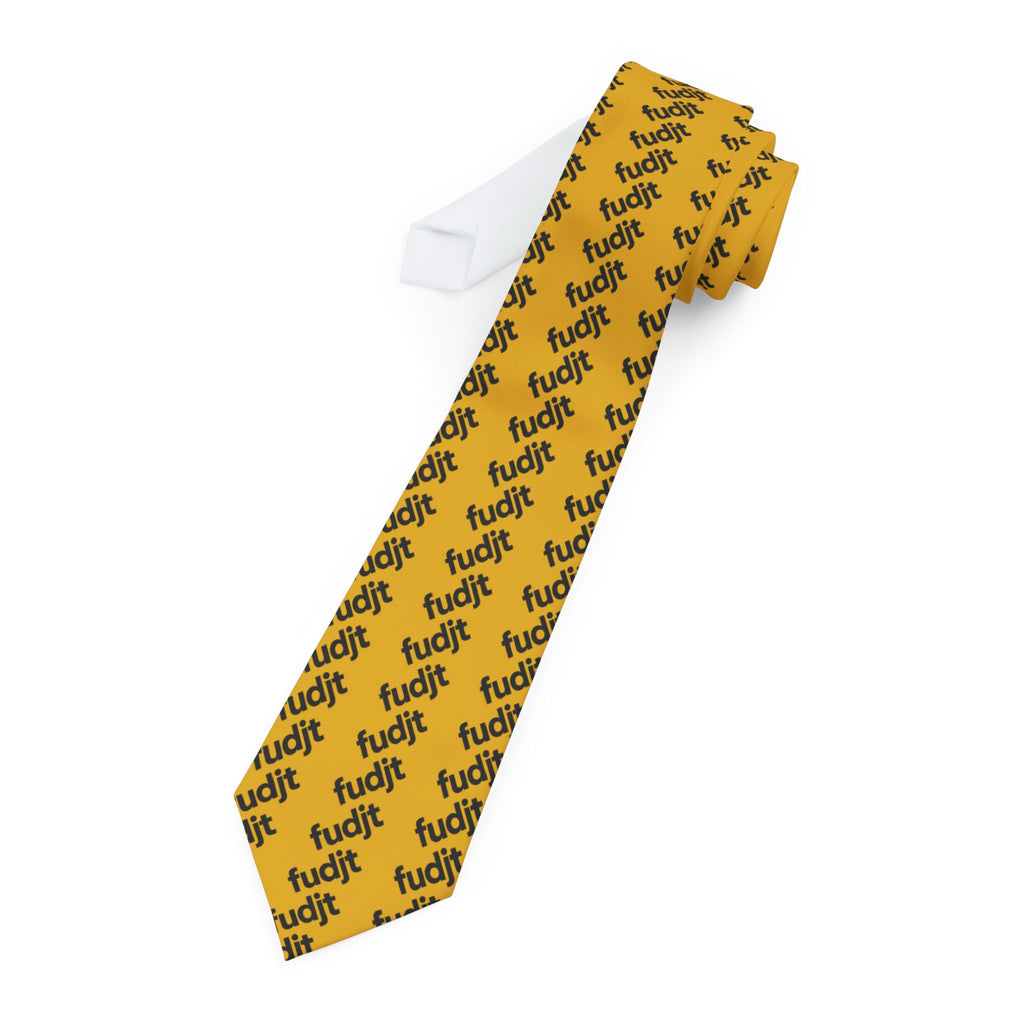 Yellow Black fudjt 45-50 Fine Necktie