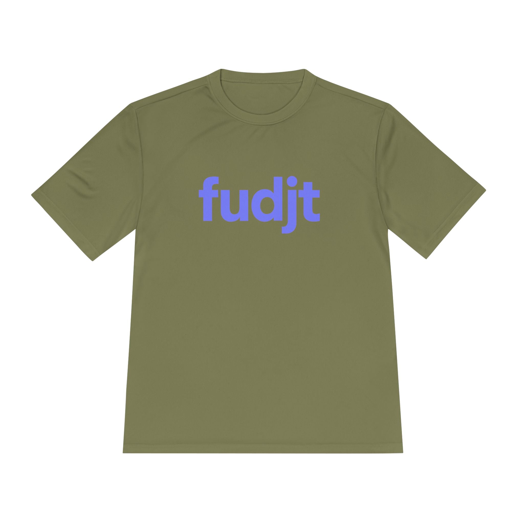 Light Blue fudjt design Moisture Wicking Performance Tee | 13 Colors