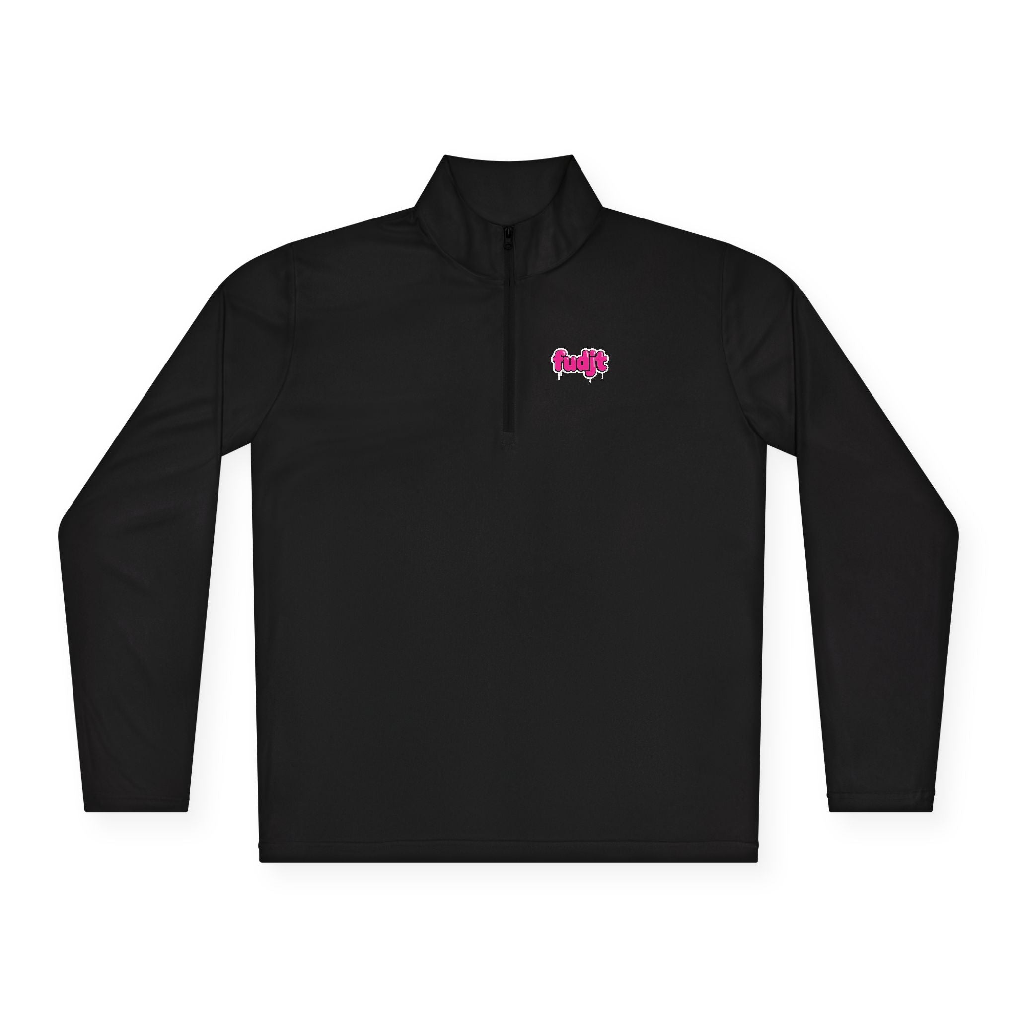 Quarter-Zip Performance Pullover | Pink Drip fudjt | Bold Backside | 7 Colors