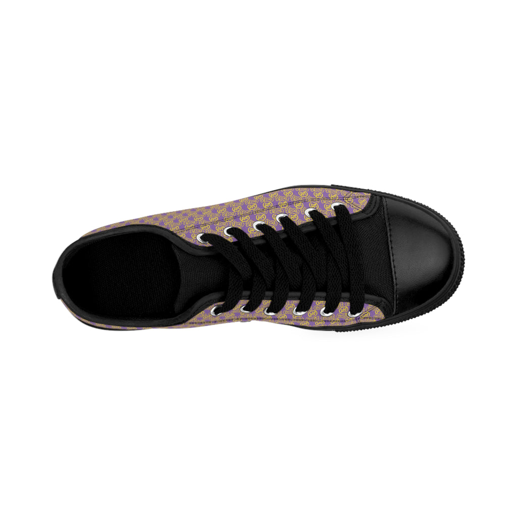Light Purple Golden fudjt No Kings Street Style Sneakers | Men & Boys All Over .5 Low Top