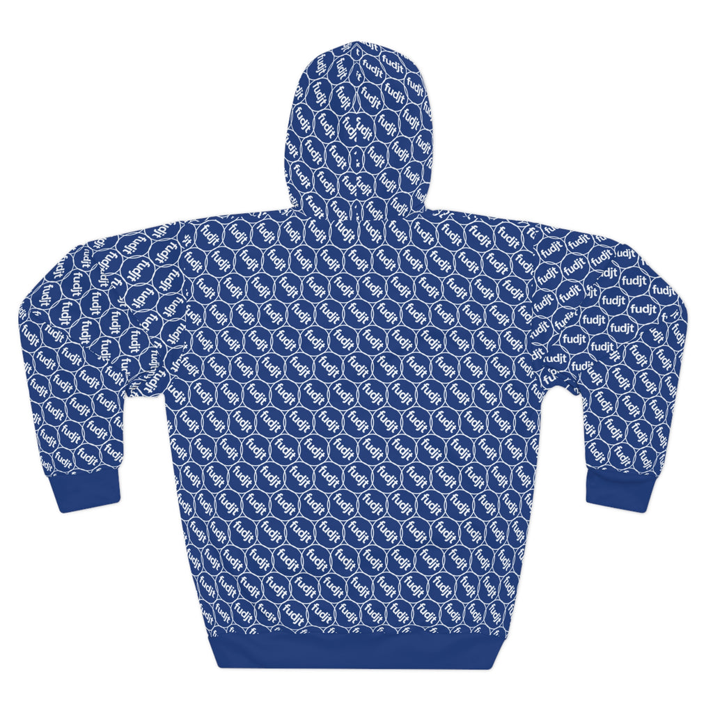 Dark Blue fudjt Unbroken Chain Hoodie | All Over 2.5-45