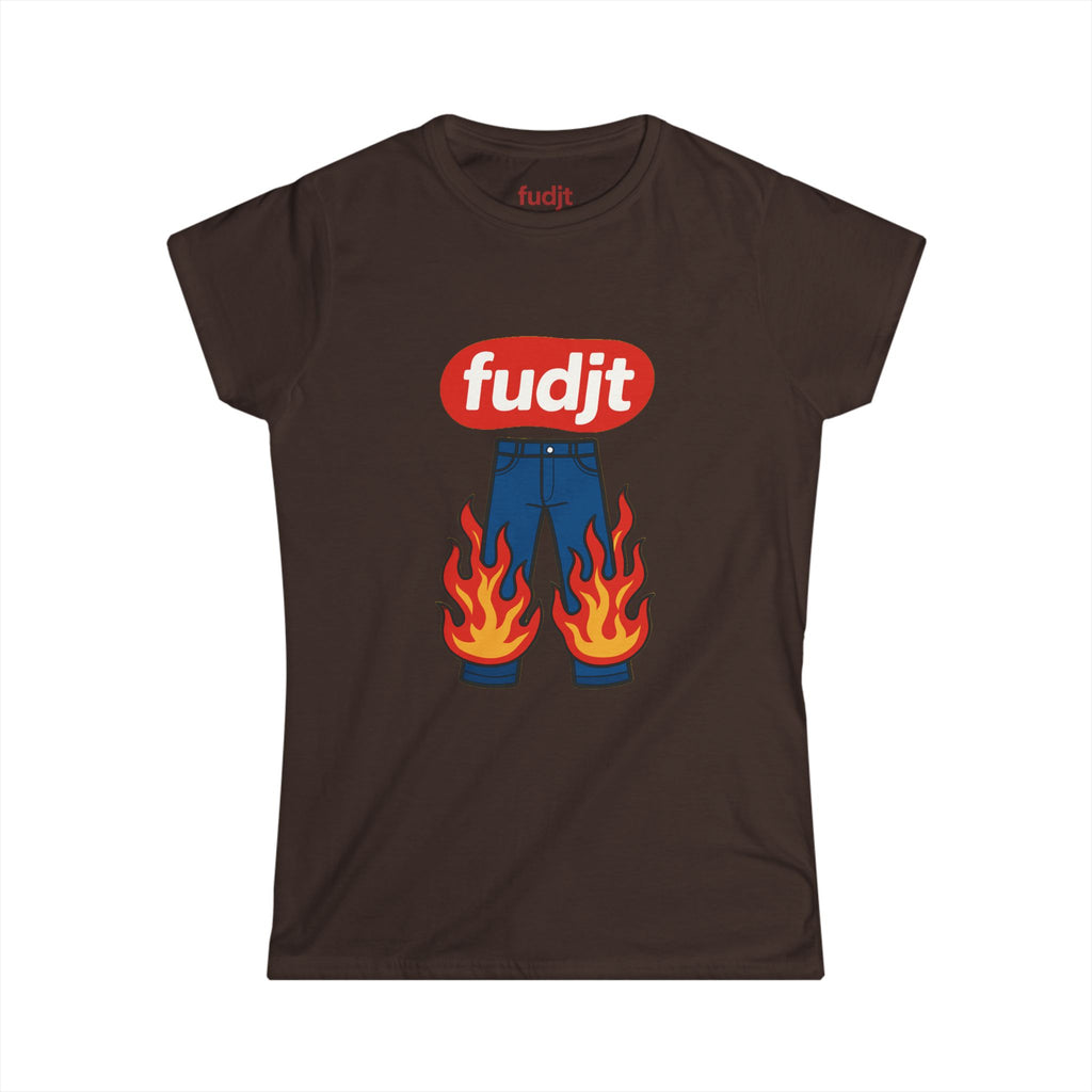 fudjt Pants On Fire Women's Comfy Stylie Tee | 12 Colors