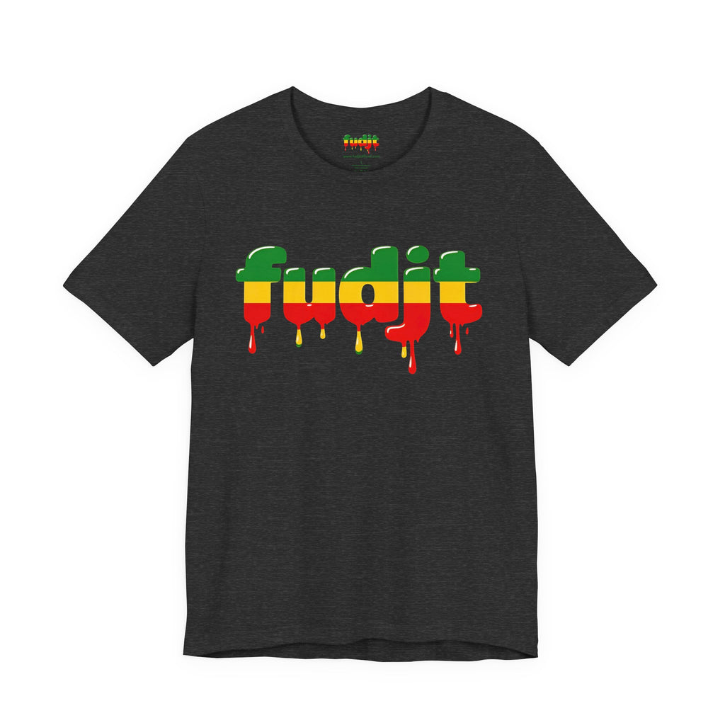 fudit Drip Logo Tee (Rasta Colors)