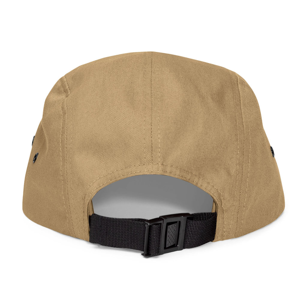 Embroidered 5 Panel Cap - Black fudjt Logo - 6 Colors