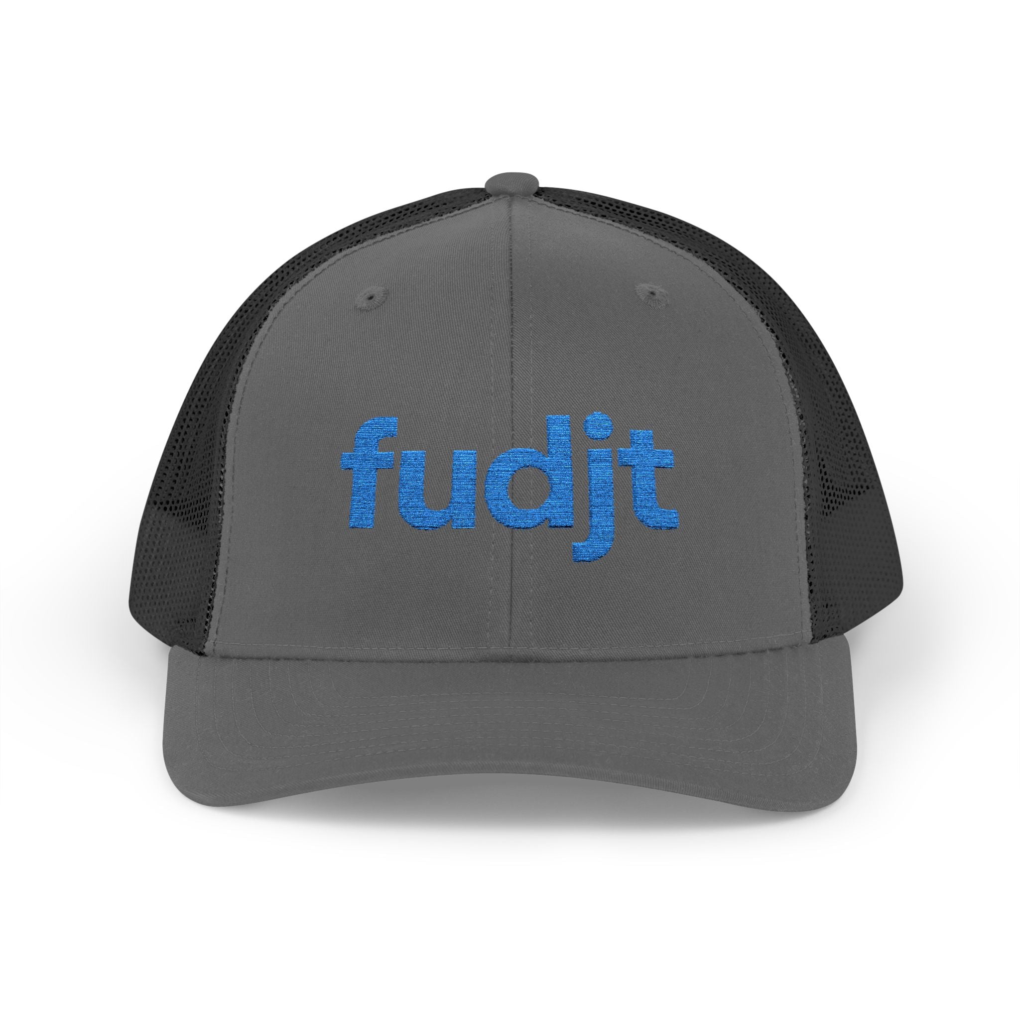 Light Blue fudjt logo Snapback Trucker Cap | 6 Colors
