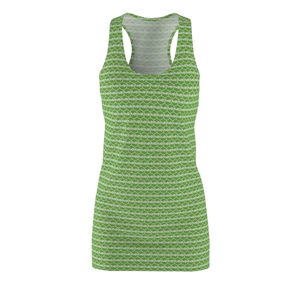 Green fudjt Unbroken Chain 1.25 Chic Racerback Dress
