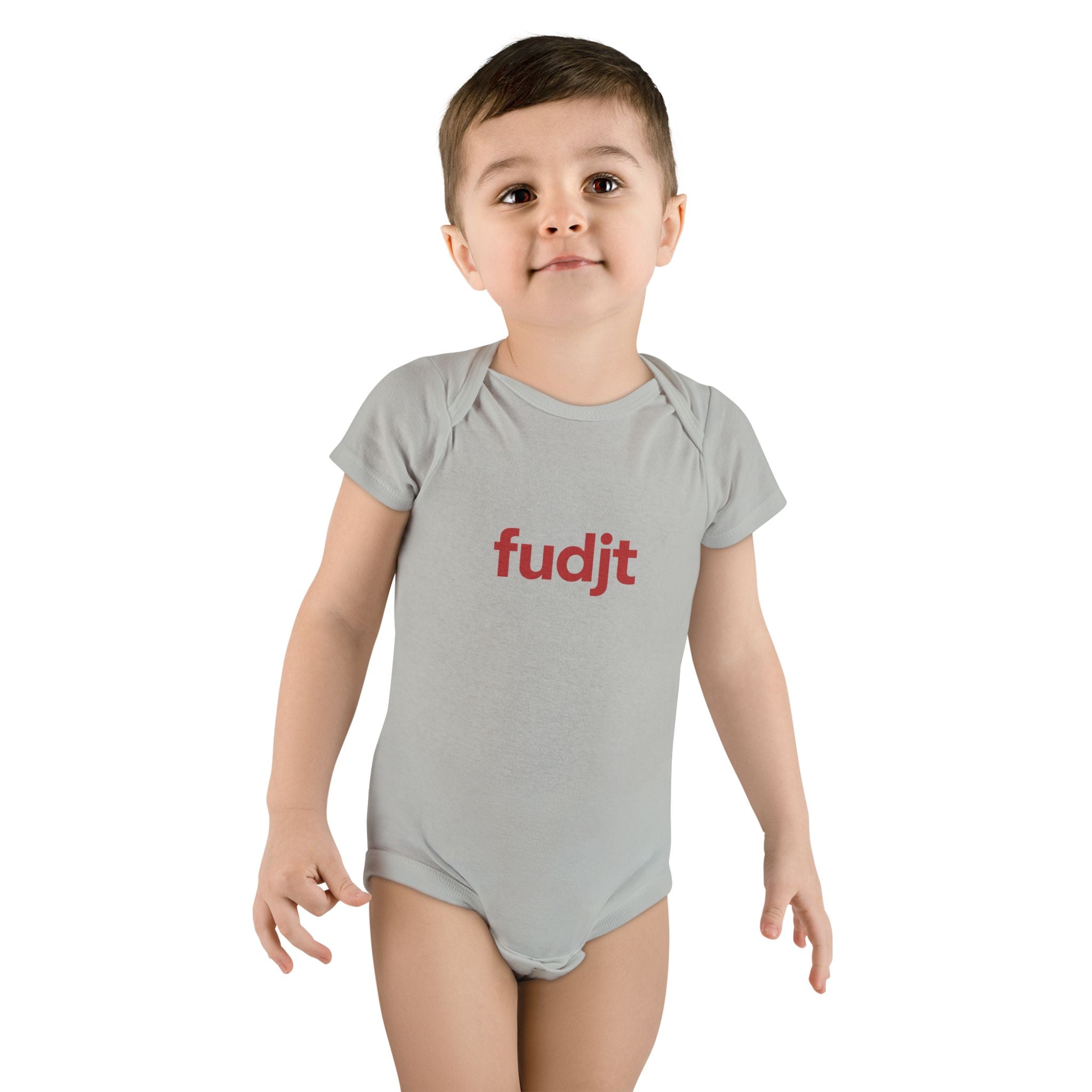 Red fudjt Logo Baby Onesie | 4 Colors