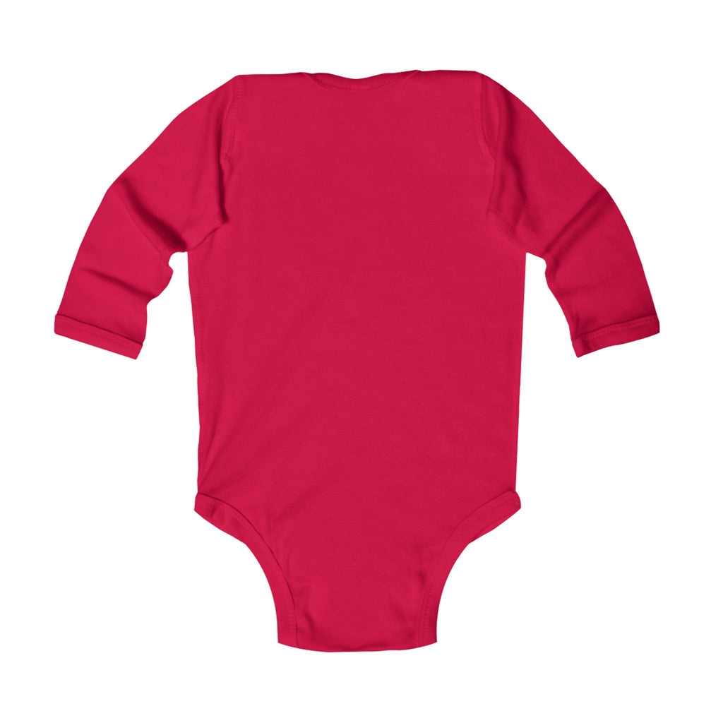 fudjt Baby - Long Sleeve Bodysuit with Green logo - Cute Onesie | 7 Colors