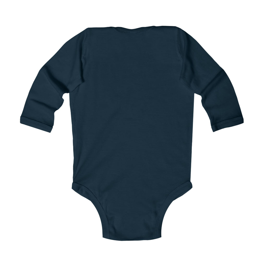 fudjt Baby - Long Sleeve Bodysuit with Green logo - Cute Onesie | 7 Colors